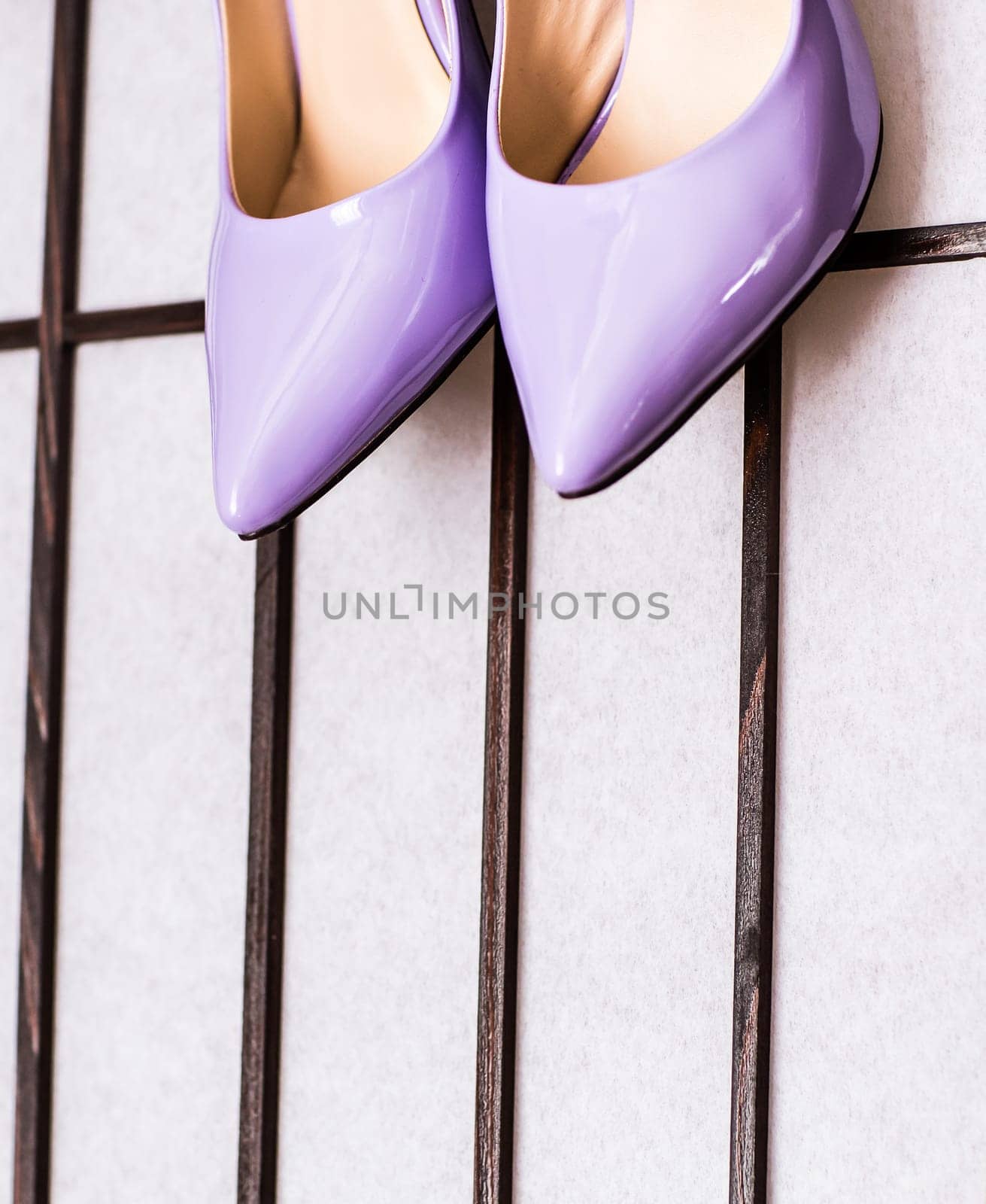 purple shoes on high heels by Satura86