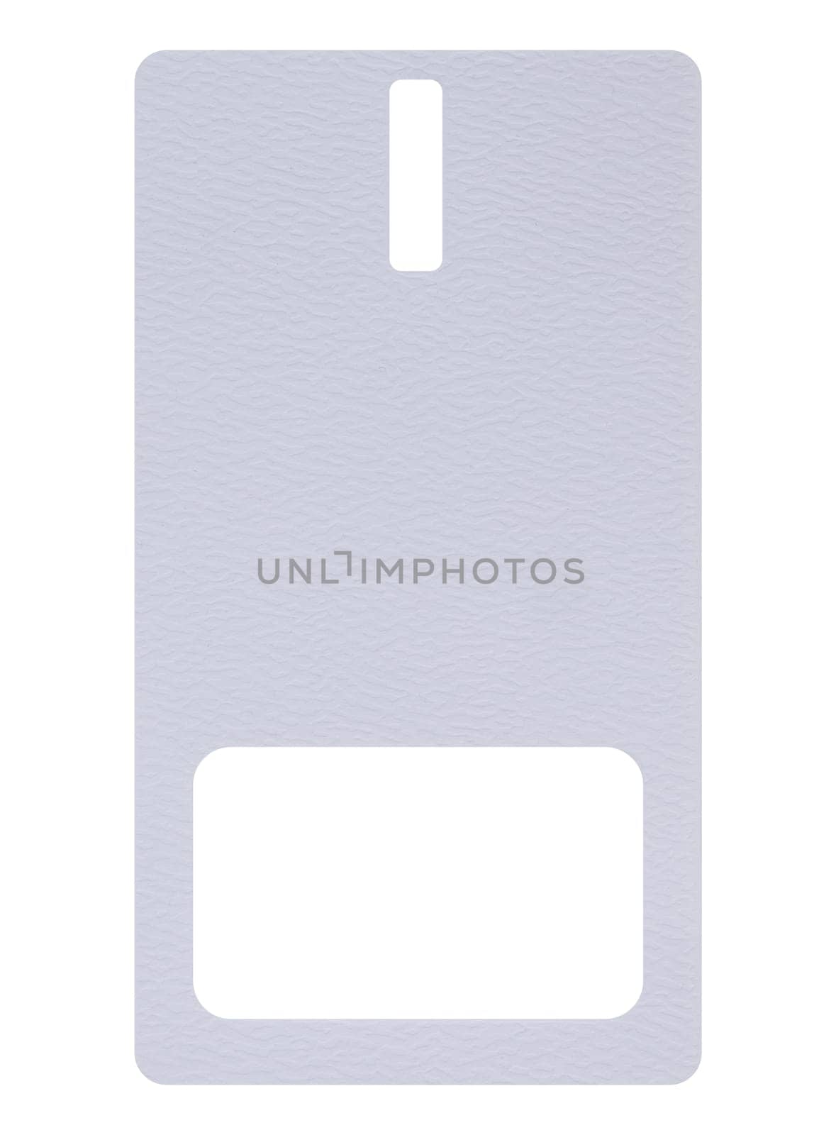 Blank white paper tag, price tag for product