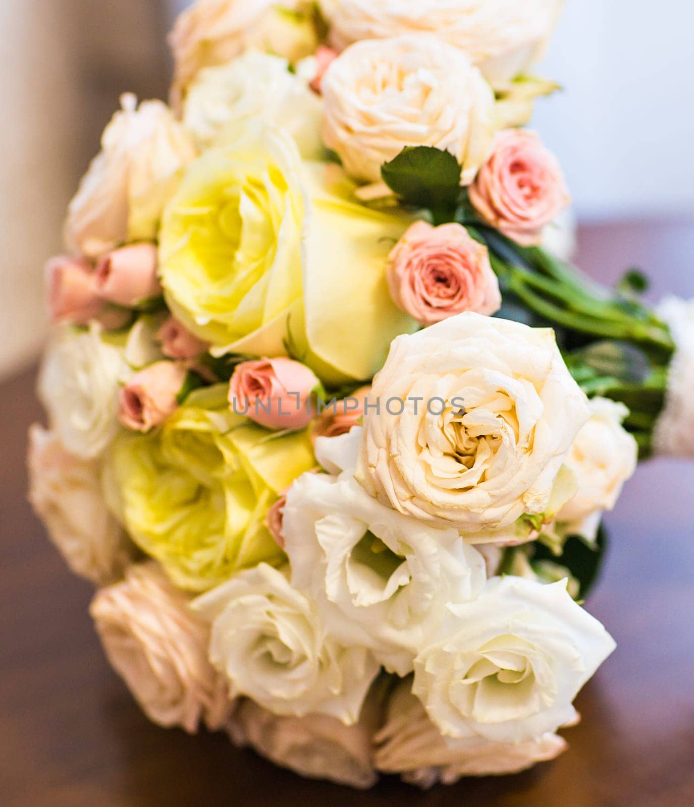 Colorful bridal bouquet by Satura86