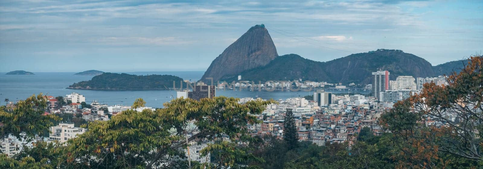 Iconic Panoramic View of Botafogo Bay in Dreamy Rio de Janeiro by FerradalFCG