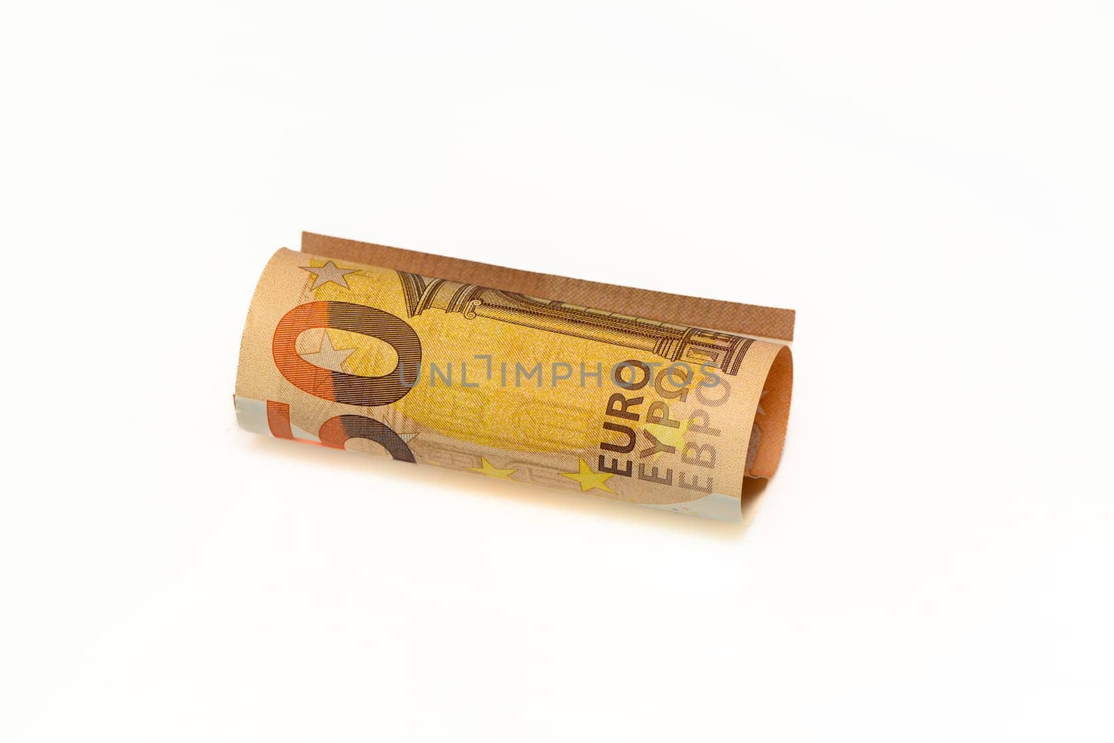 50 euro bills on white background 19