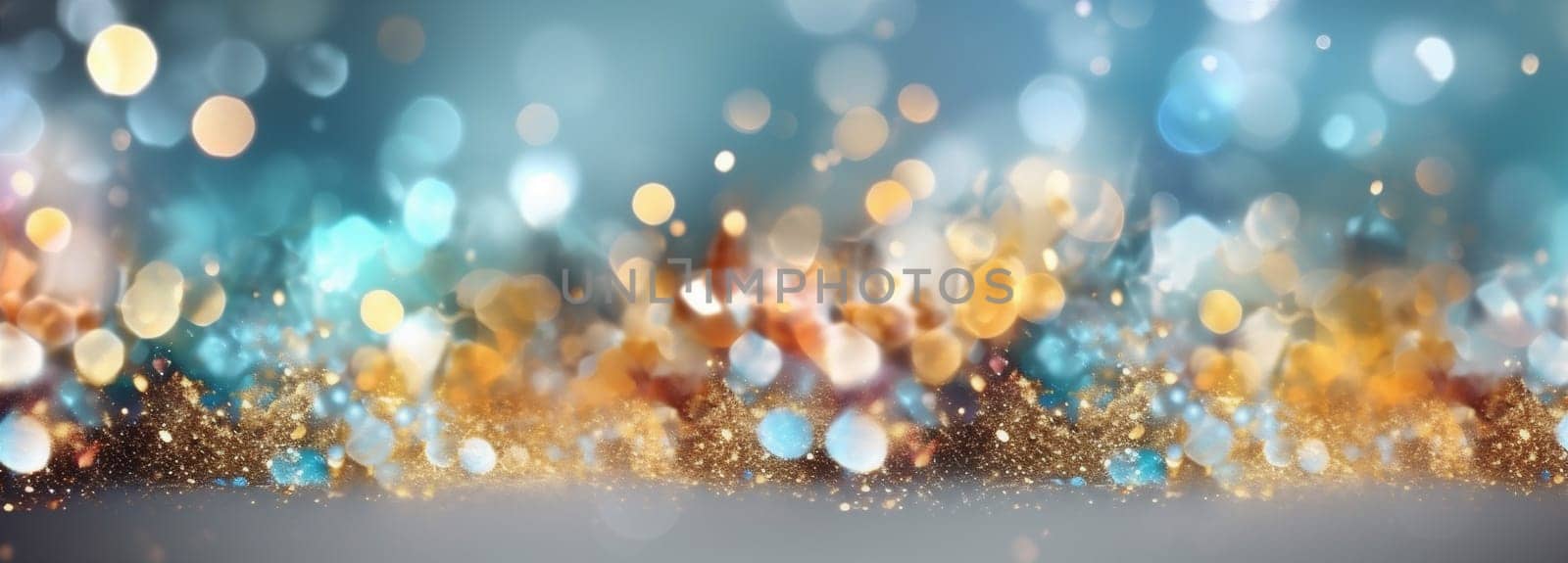 glistering abstract shiny texture christmas background bright bokeh pastel light shine. Generative AI. by Vichizh