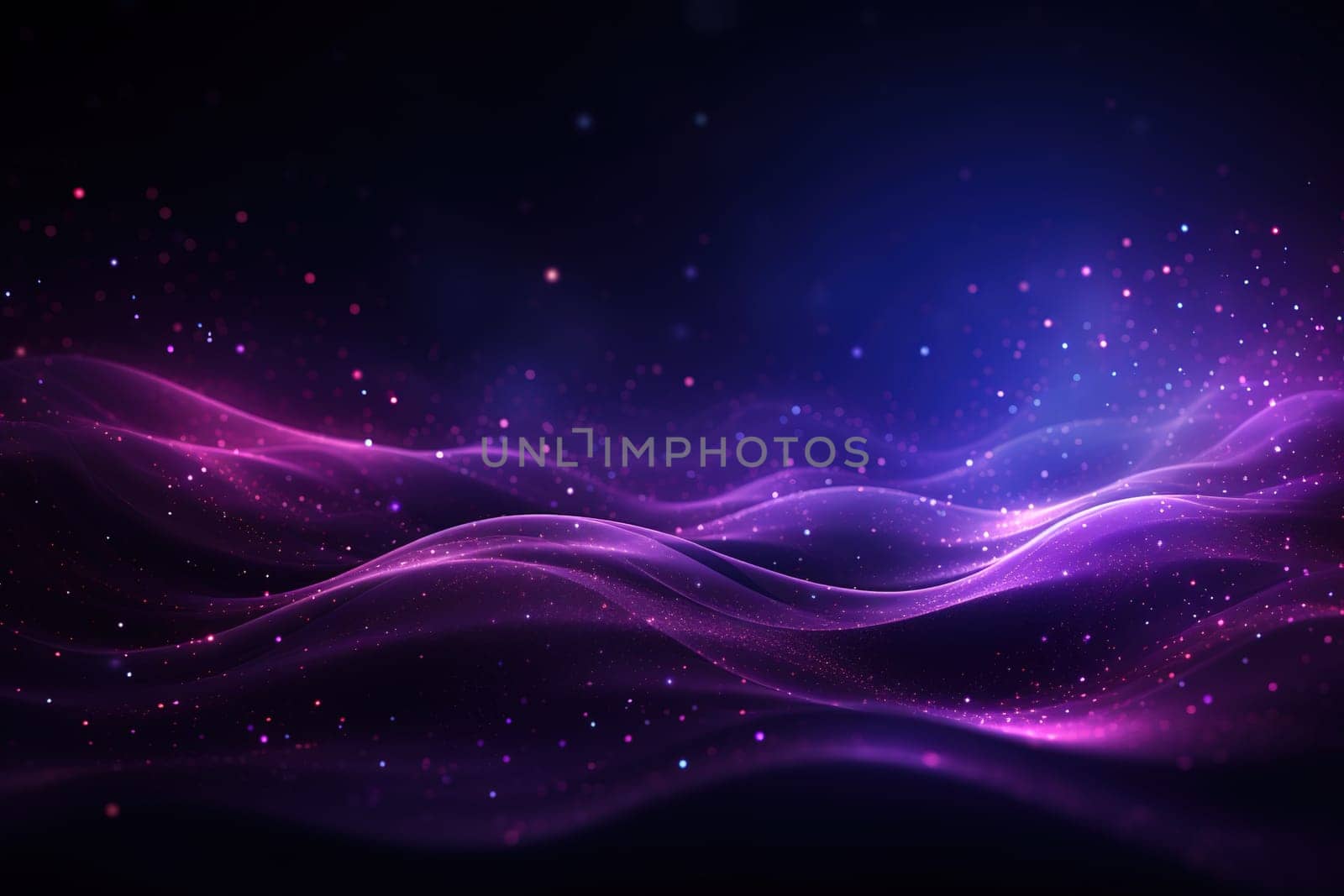 Abstract Background Technology, Virtual wave Futuristic, generative ai by Manastrong