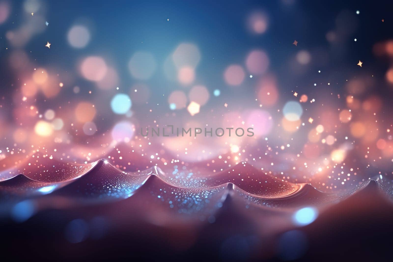 Abstract Background Technology, Virtual wave Futuristic, generative ai by Manastrong