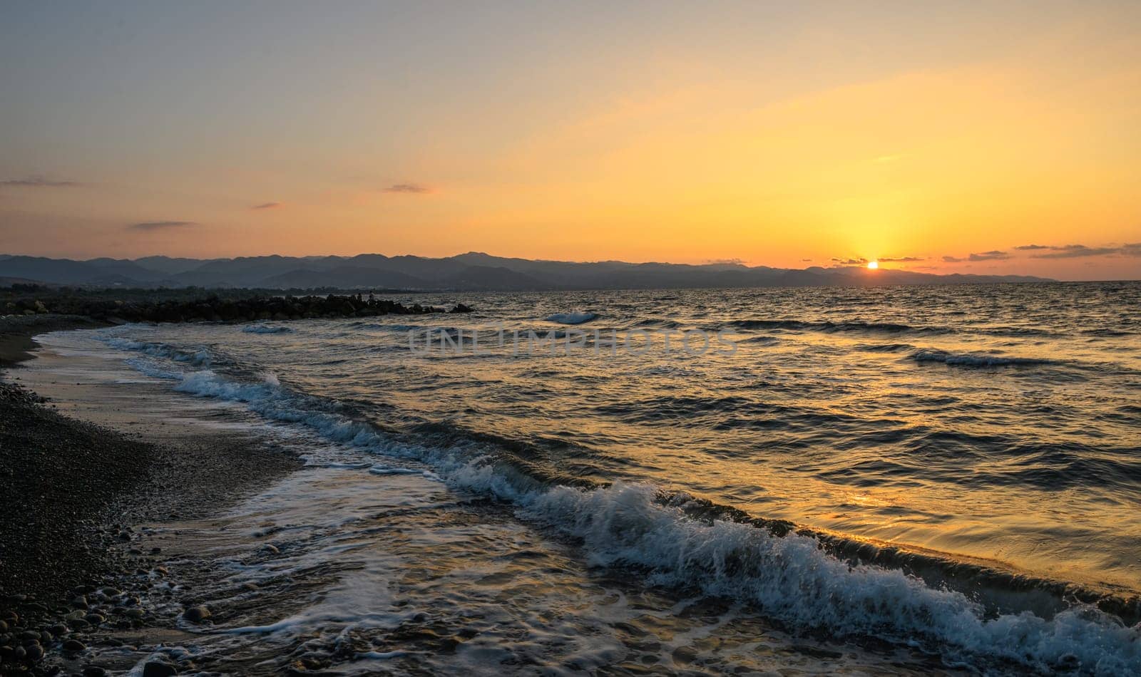 sea ​​surf beach on the mediterranean sea 1 by Mixa74