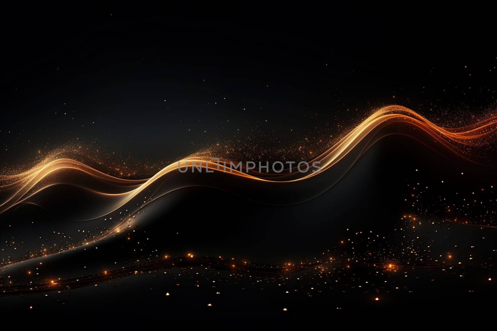 Abstract Background Technology, Virtual wave Futuristic, generative ai by Manastrong