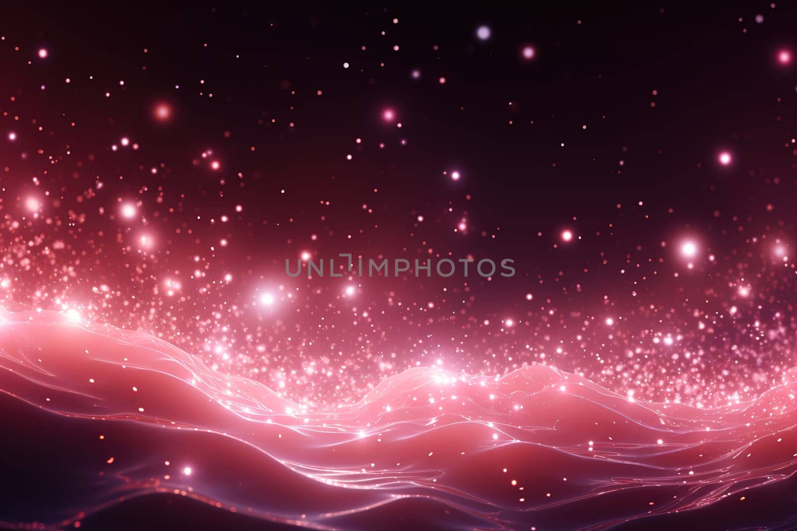 Abstract Background Technology, Virtual wave Futuristic, generative ai by Manastrong