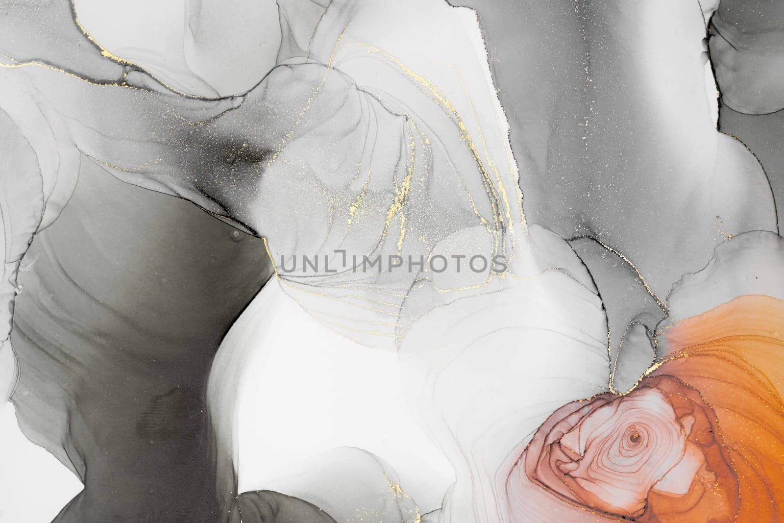 Original artwork photo of marble ink abstract art. High resolution photograph from exemplary original painting. Abstract painting was painted on HQ paper texture to create smooth marbling pattern.