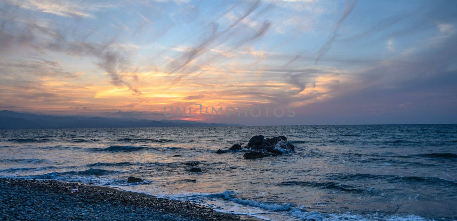 beach on the Mediterranean coast autumn 2023 11 by Mixa74