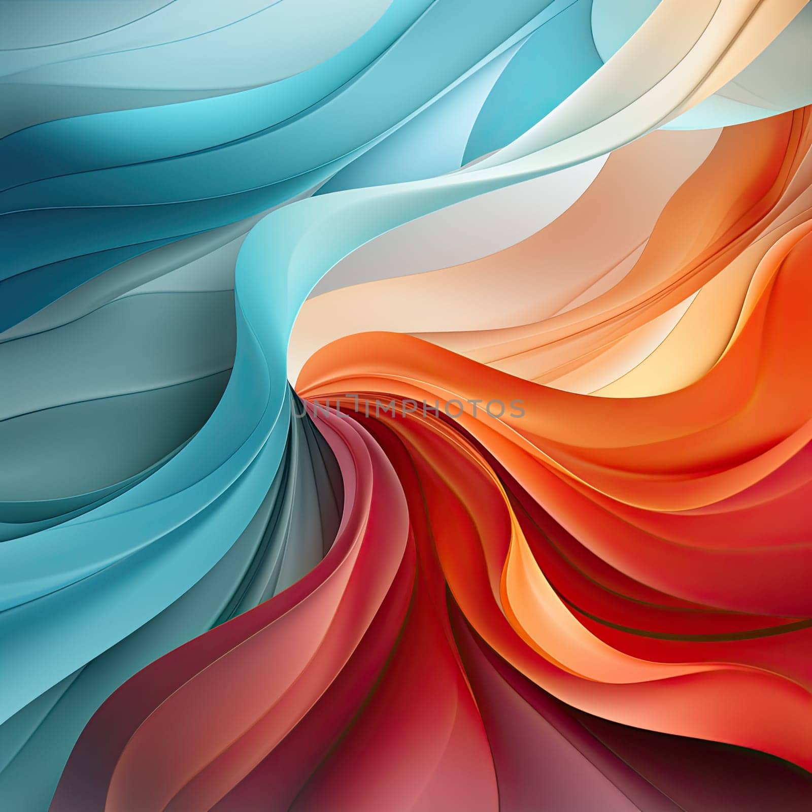 Background color wave elegant vibrant artistic happy.AI Generative