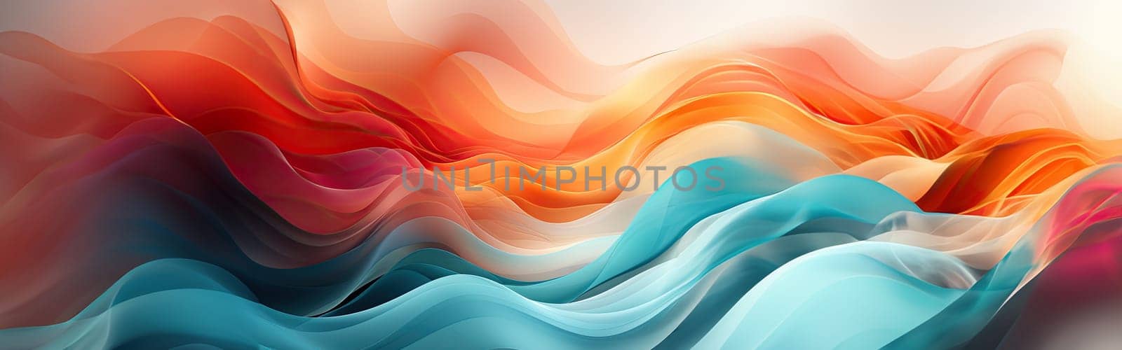 Background color wave elegant vibrant artistic happy.AI Generative