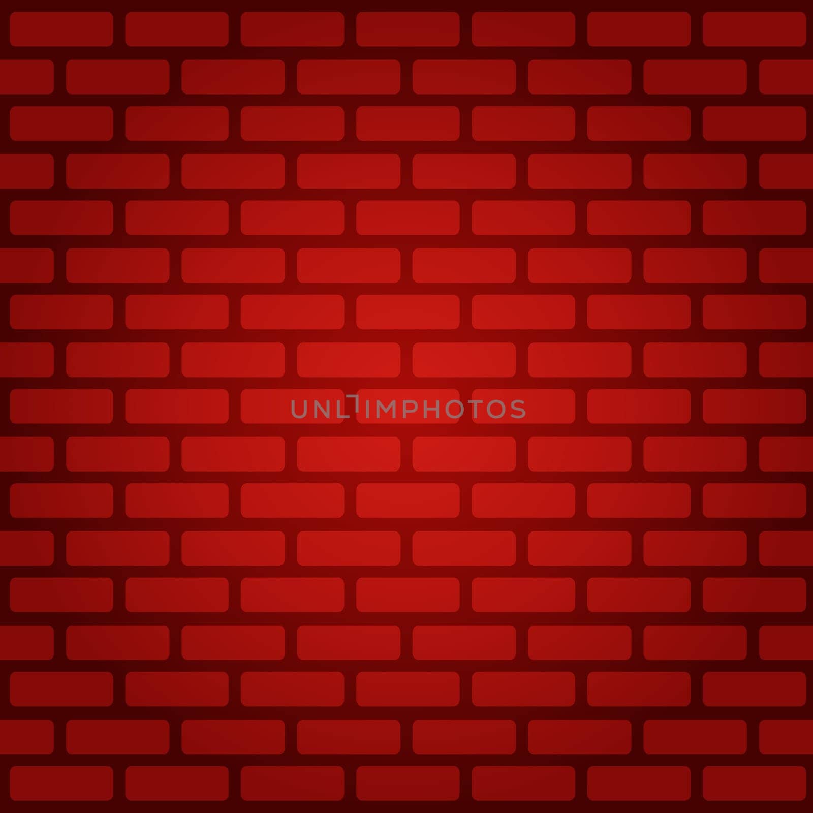 Red brick wall texture, background illustration