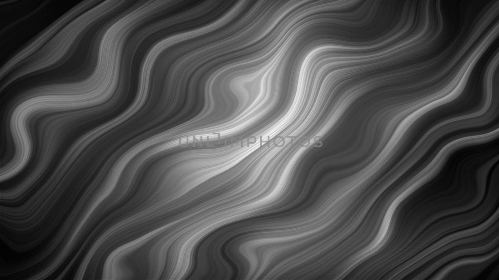 Waving gray lines. Computer generated 3d render