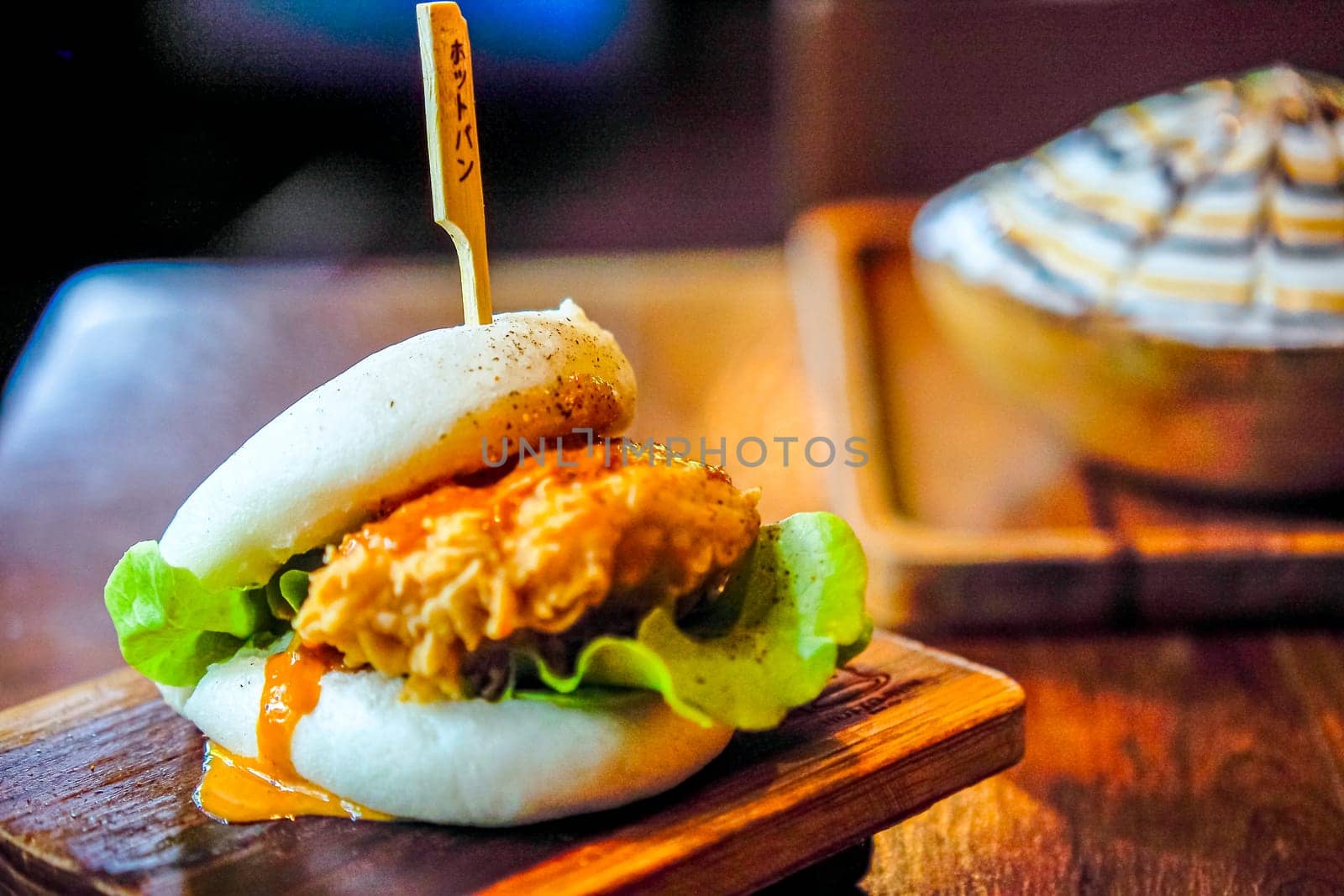 Bao Burger Bonanza: Bob's Flavorful Steamed Buns with Crunchy Slaw and Pickles by Petrichor