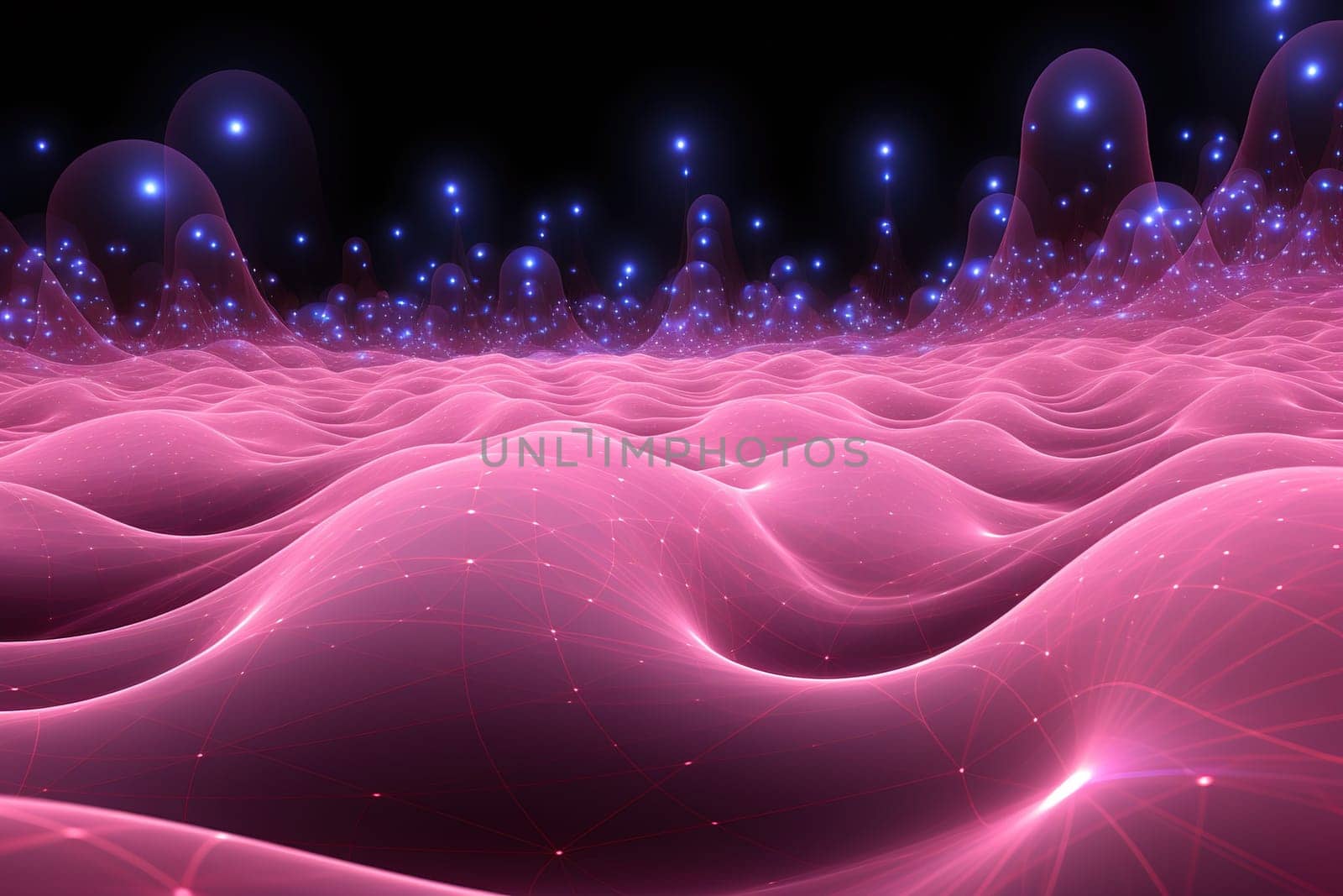 Abstract Background Technology, Virtual wave Futuristic, generative ai.