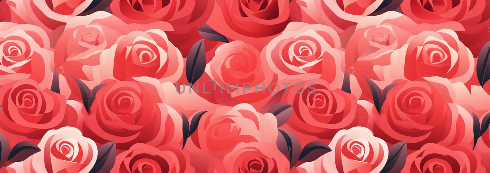 Pastel colored rose pattern background. Seamless pattern floral beautiful pink pastel Rose flowers vintage abstract background.pink illustration hand drawing dry watercolor.for fabric textile design or Product packaging by Annebel146
