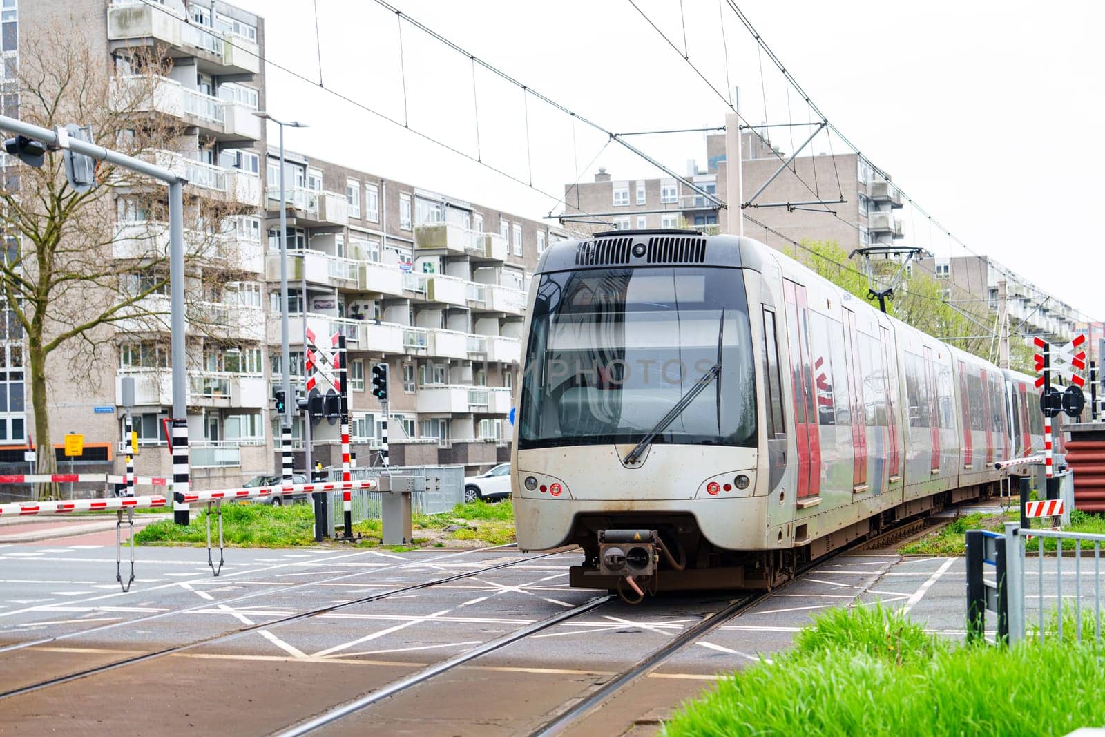 Green Urban Mobility: Electric Trams in Rotterdam's Public Transit by PhotoTime