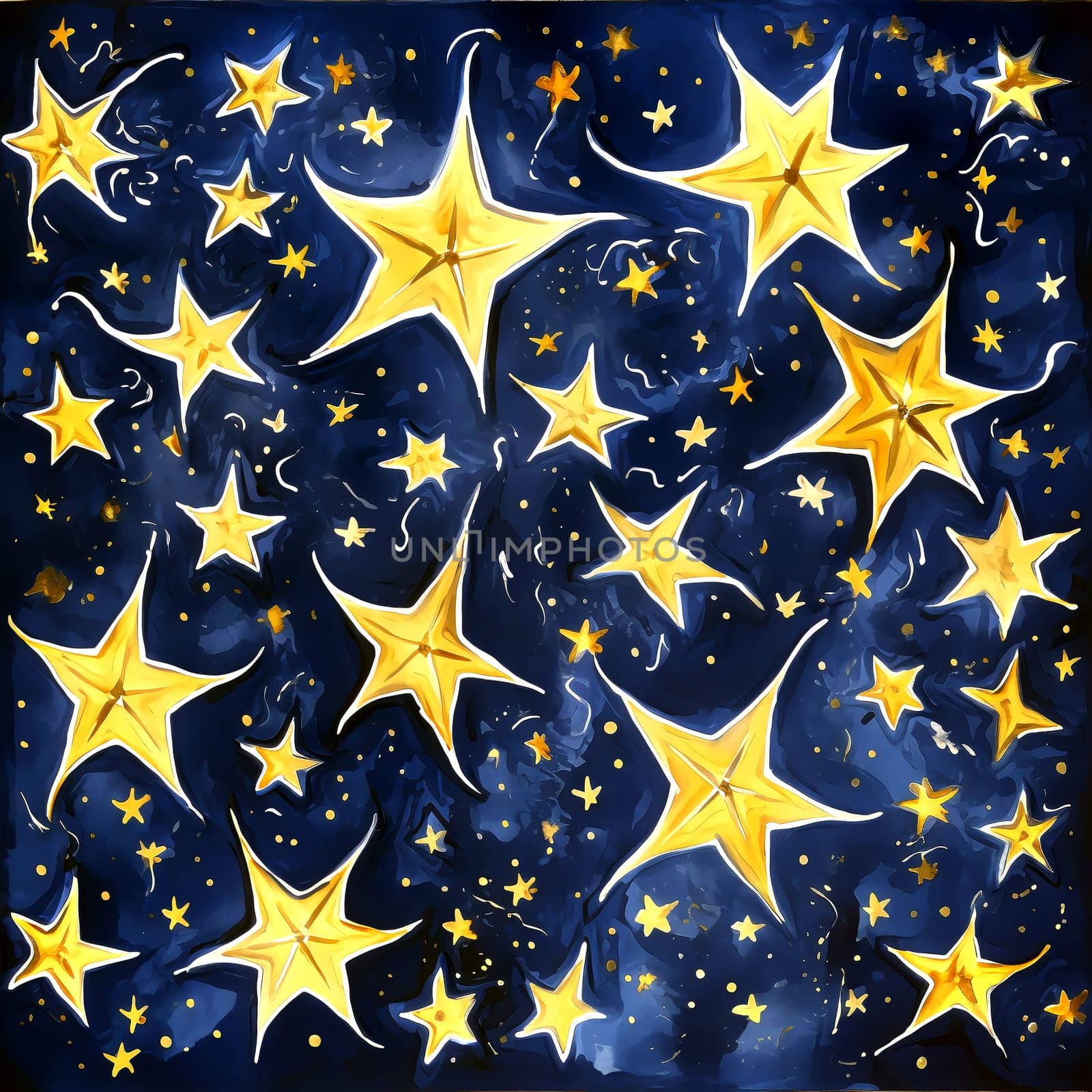 Christmas star patterns. Christmas digital paper AI Generated.