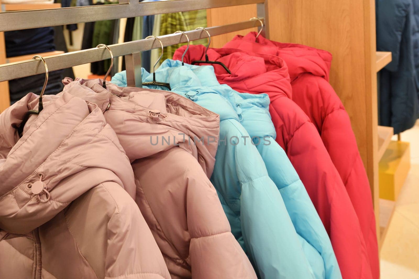 Women's winter insulated jackets in store