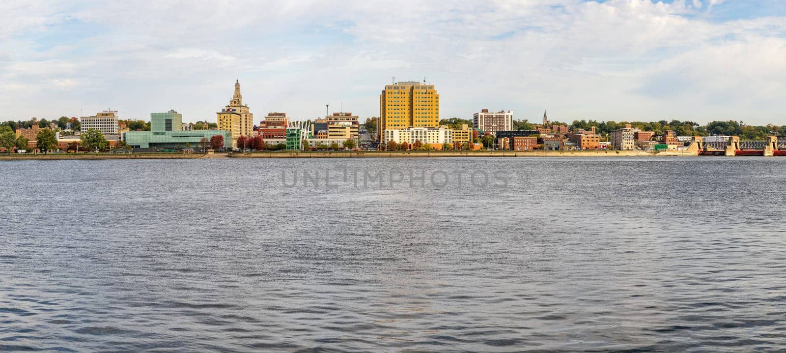 Cityscape of downtown area of Davenport IA by steheap