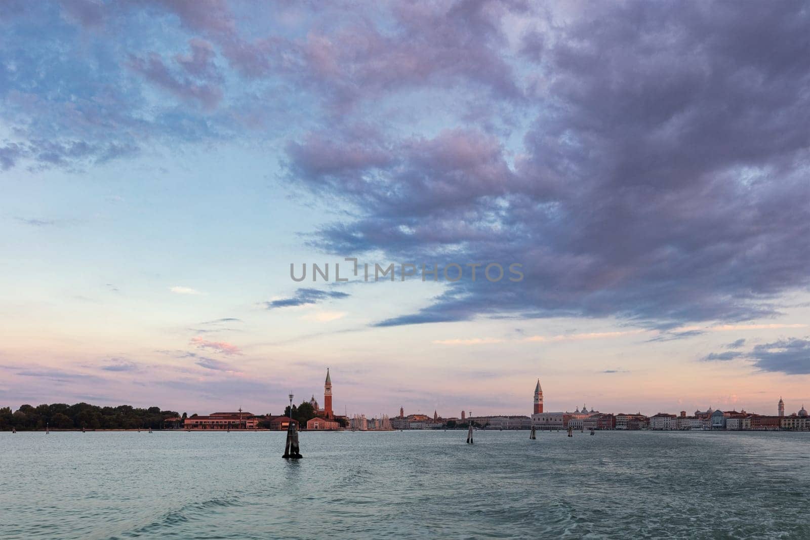 The church of San Giorgio Maggiore on Isola San Giorgio at morning, Venice