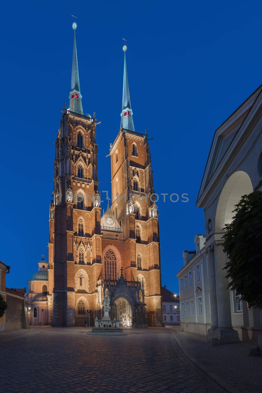 The Cathedral of St. John the Baptist in Wroclaw, is the seat of the Roman Catholic Archdiocese of Wroclaw and a landmark of the city of Wroclaw in Poland.