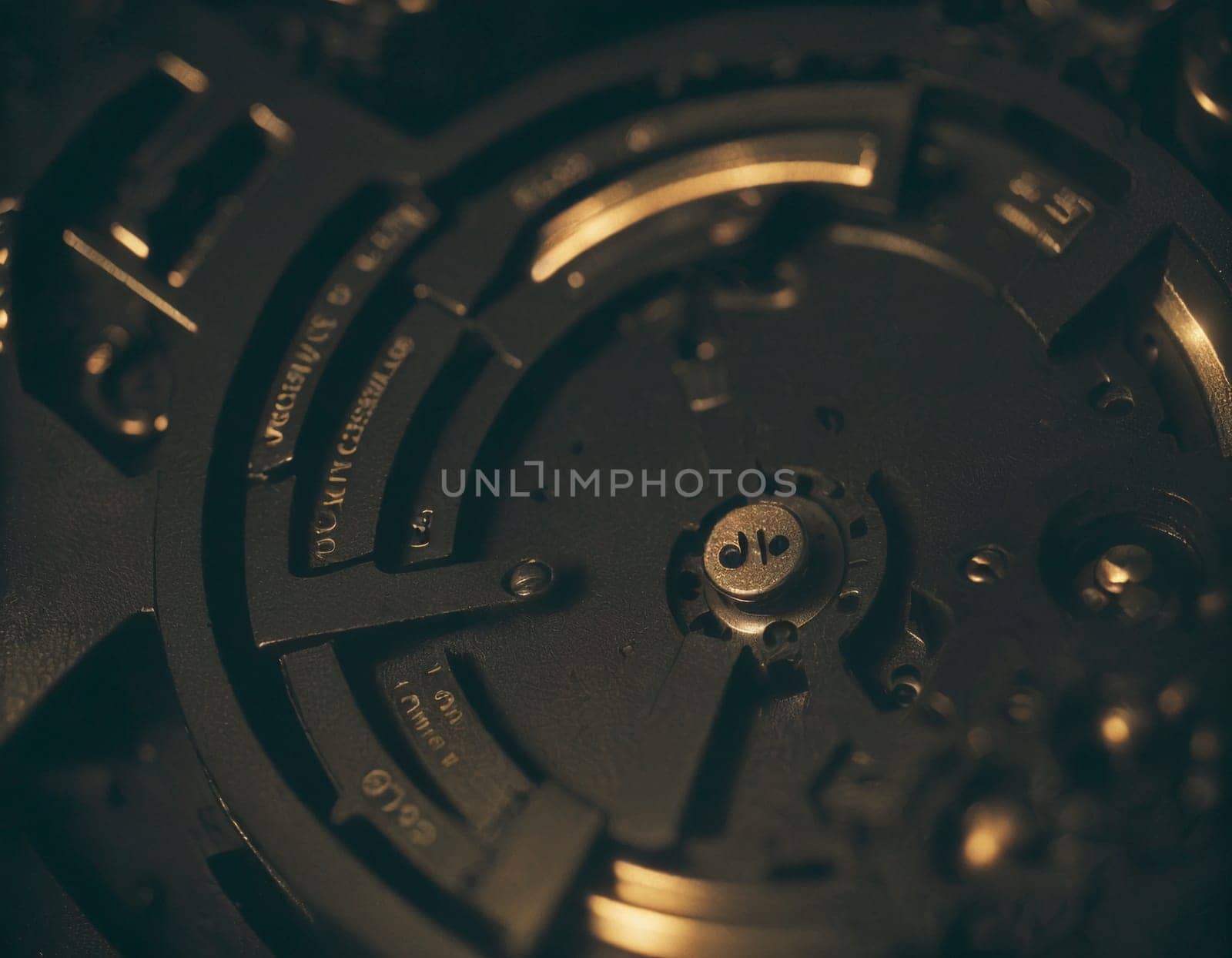 3d background with gears. High quality illustration