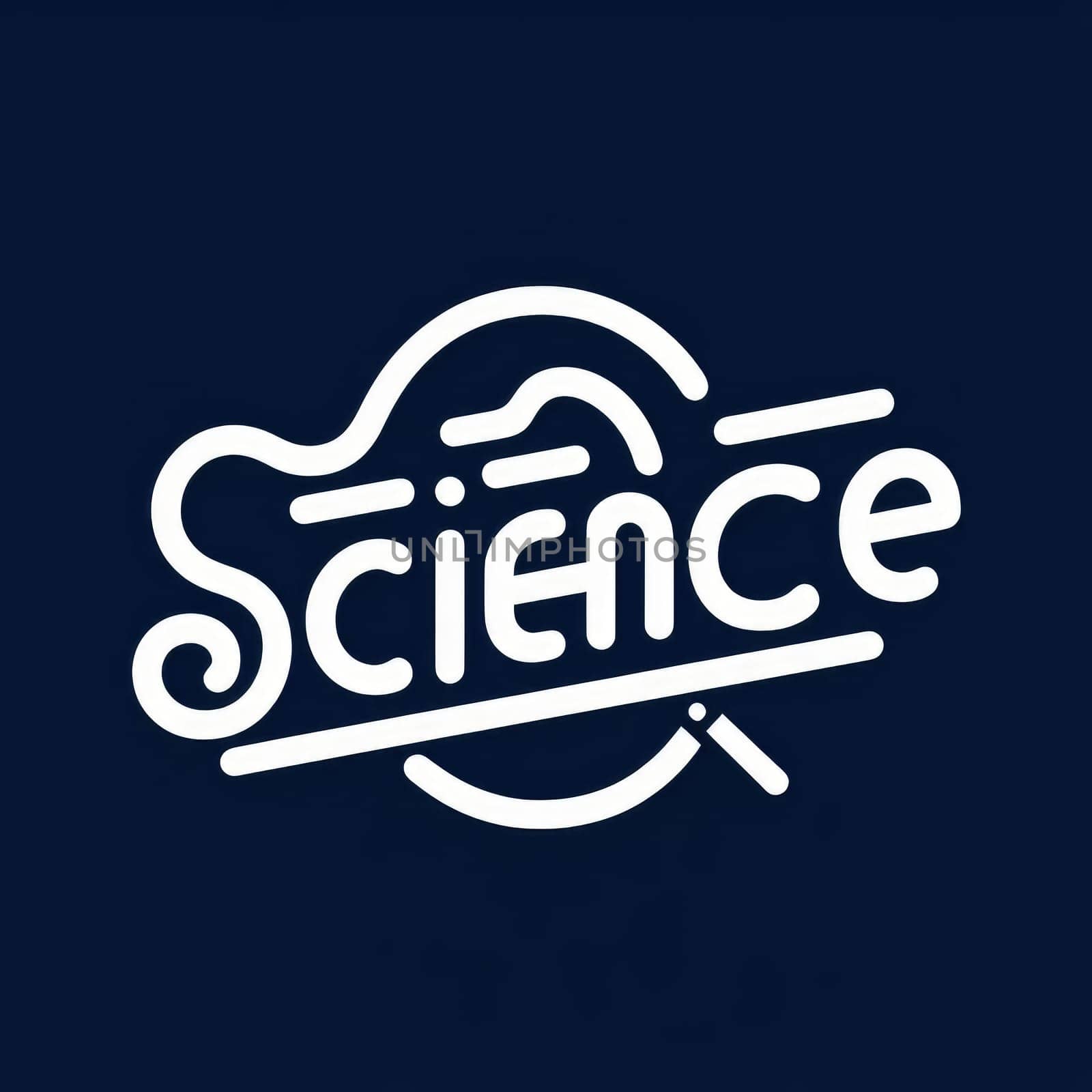 Design Concept Of Word SCIENCE Website Banner.