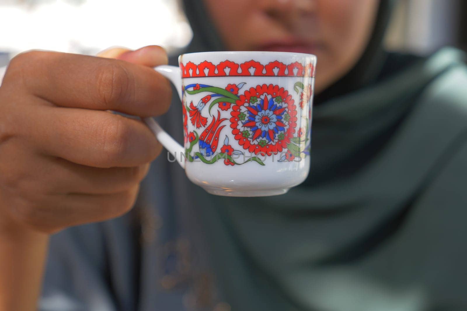 women drinking turkish coffee at cafe by towfiq007