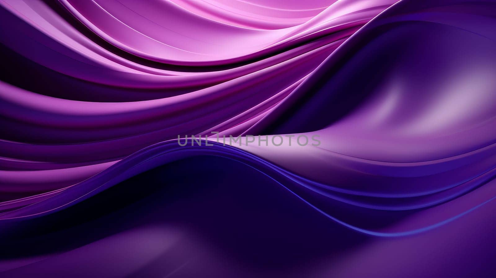 Beautiful luxury 3D modern abstract neon purple background composed of waves with light digital effect