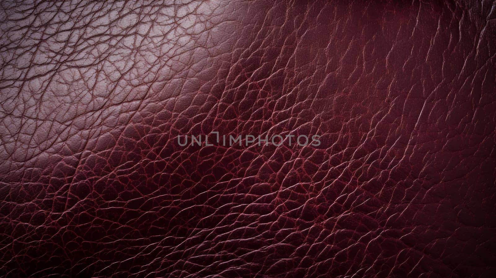 Beautiful luxury dark burgundy red leather background, surface graceful textured background, leather texture, copy space, close-up, macro. by Alla_Yurtayeva