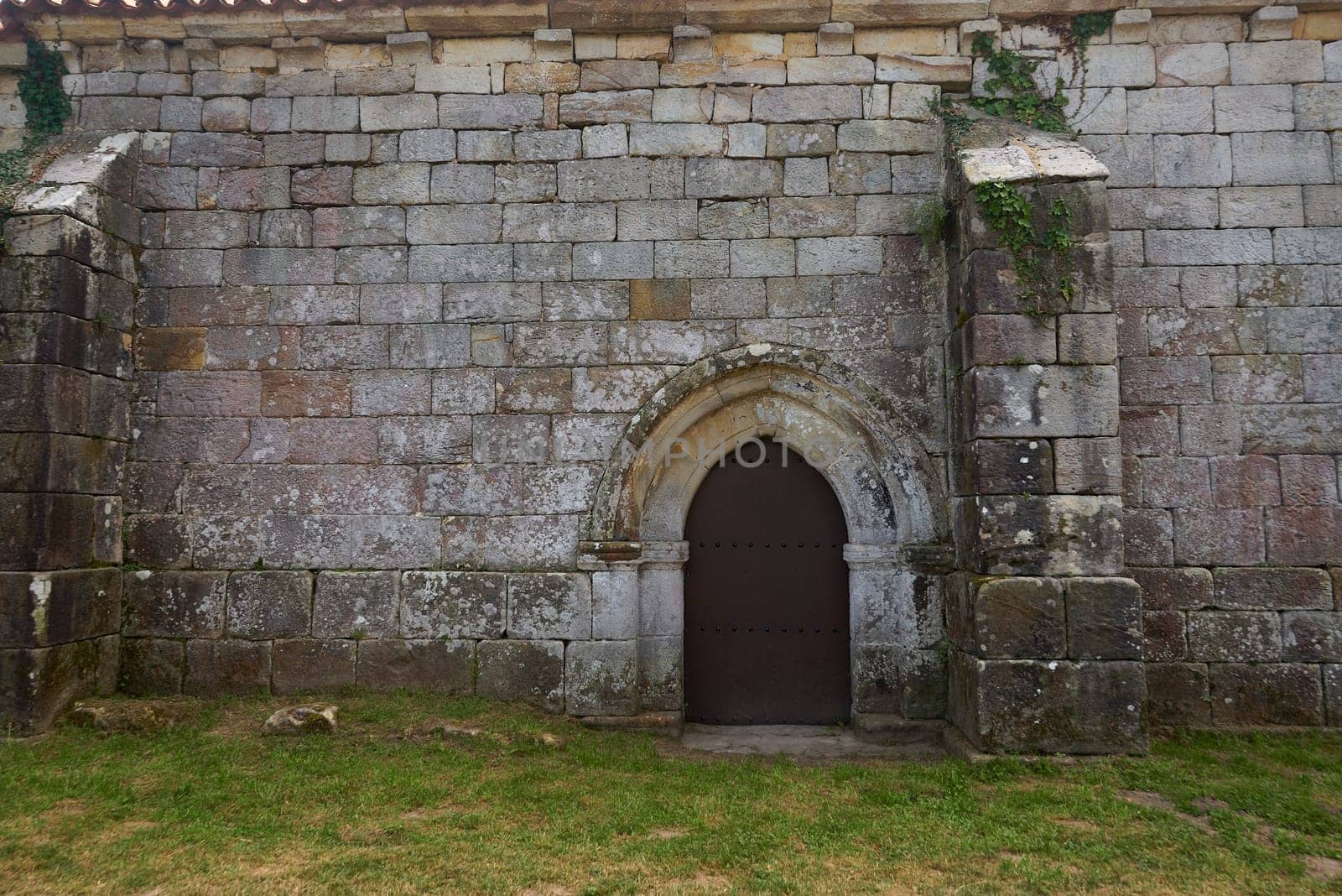Detail of the door of the Church of San Pantaleon in Lierganes, Spain. by raul_ruiz