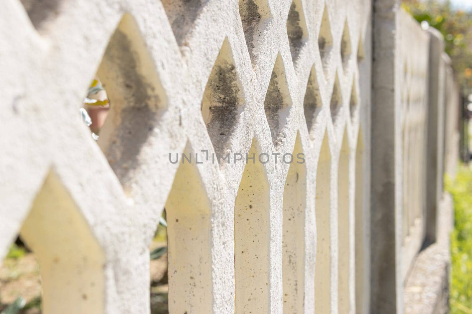 beautiful ancient fence on the street.Architecture concept. High quality photo Closeup