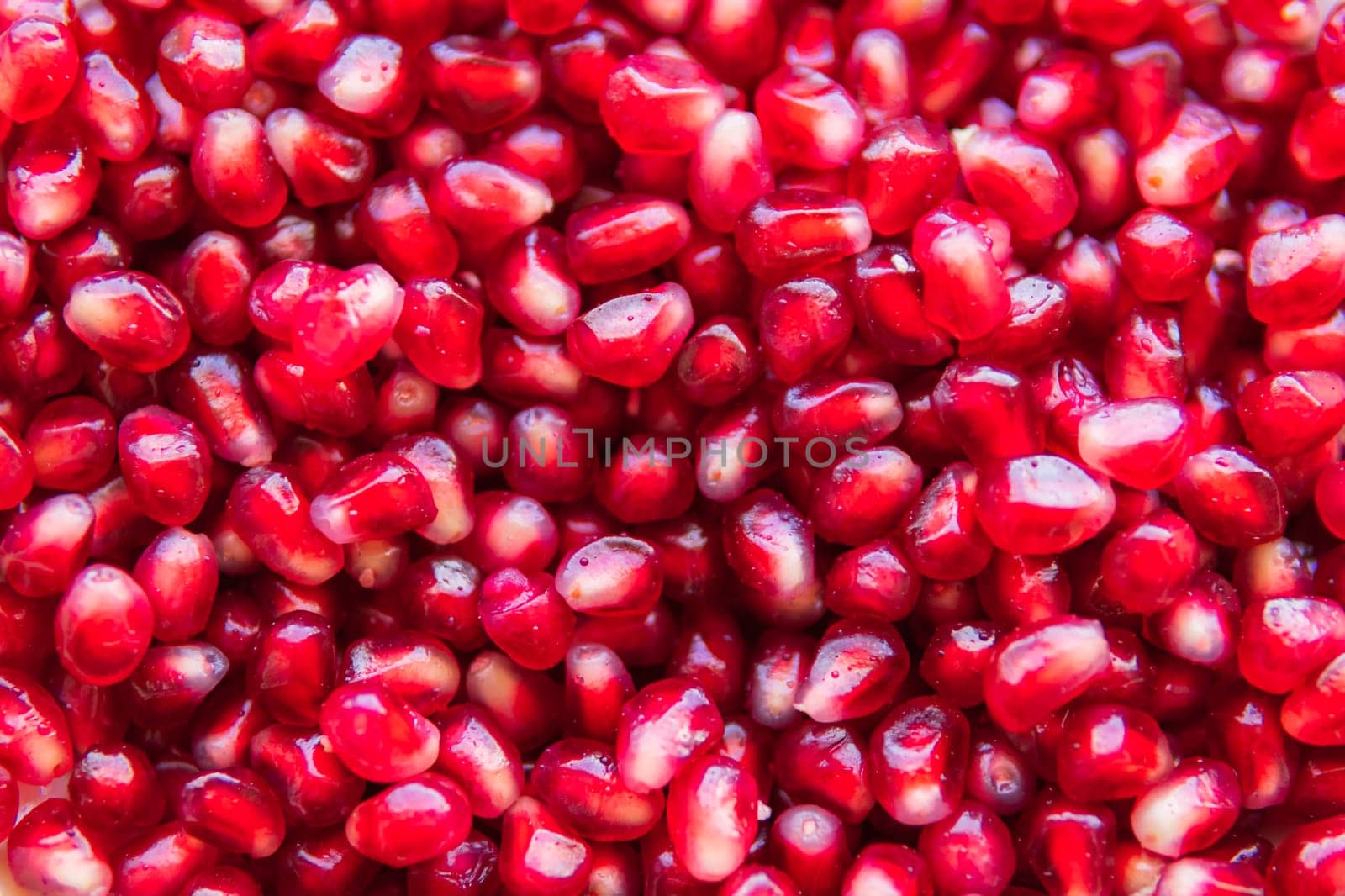 bright background with red pomegranate berries photo by PopOff