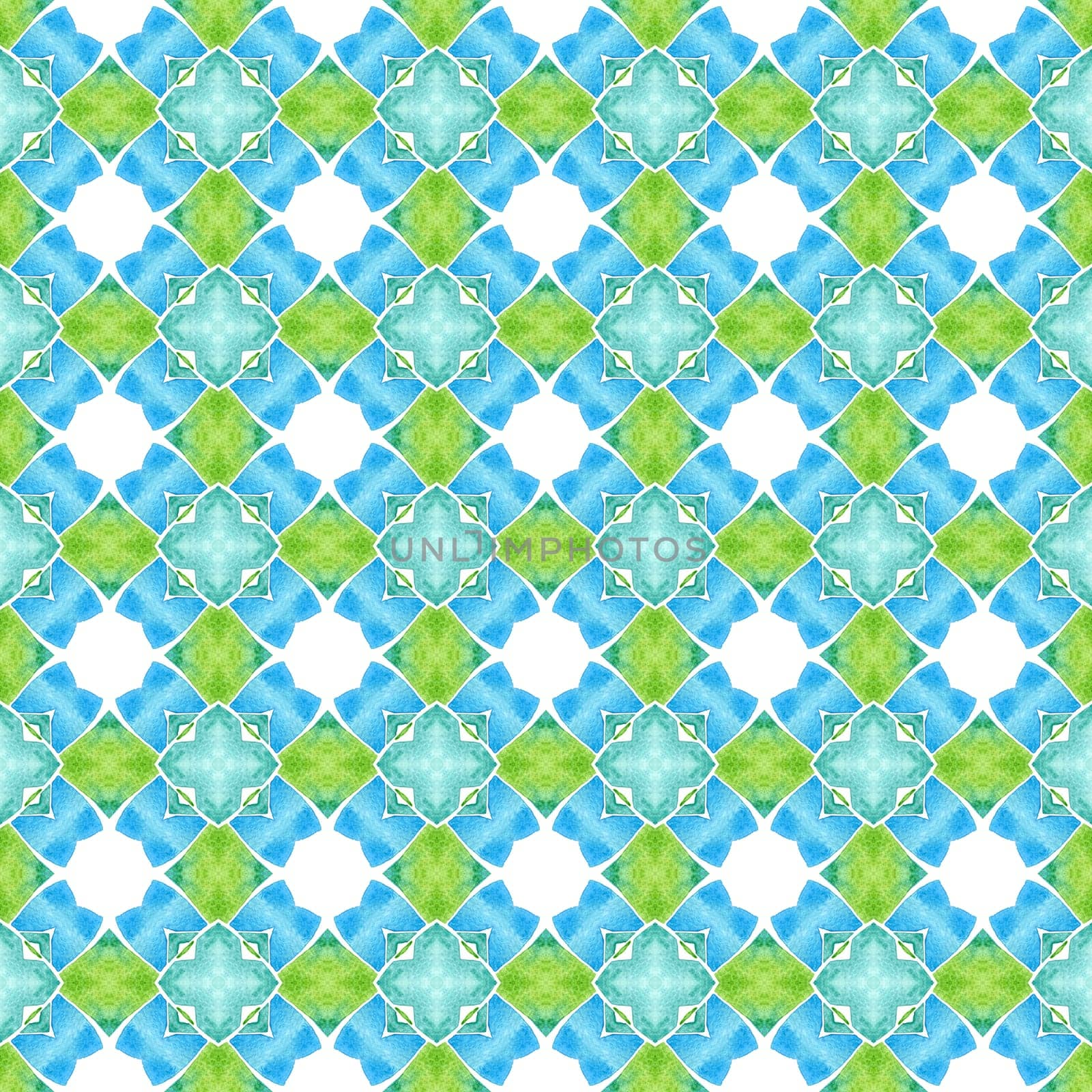 Exotic seamless pattern. Green outstanding boho chic summer design. Summer exotic seamless border. Textile ready bizarre print, swimwear fabric, wallpaper, wrapping.