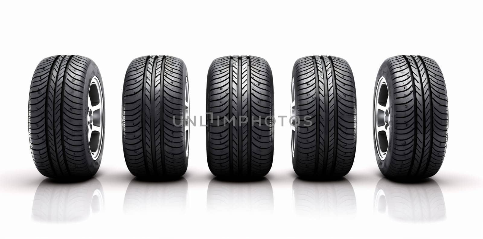 transportation object wheel pattern car background tire rubber tyre isolated automotive transport race auto change equipment space tread copy automobile stack vehicle. Generative AI.