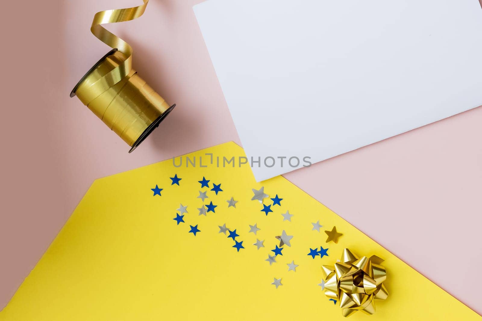 DIY Christmas Design. Decorative Origami Stars, Kraft Paper Envelopes, Greeting Cards,