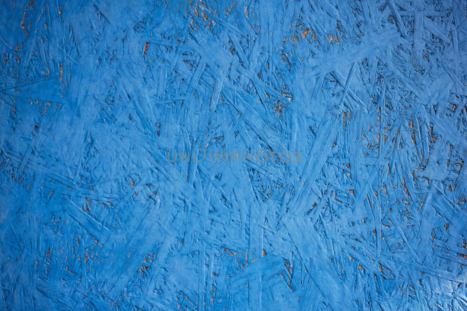 Photo abstract blue background. Construction. Painted OSB. by electrovenik