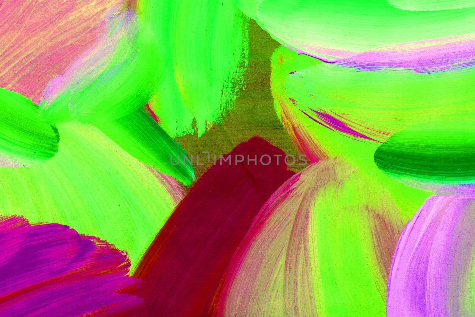 Vibrant Green pink colorful abstract background by Dustick