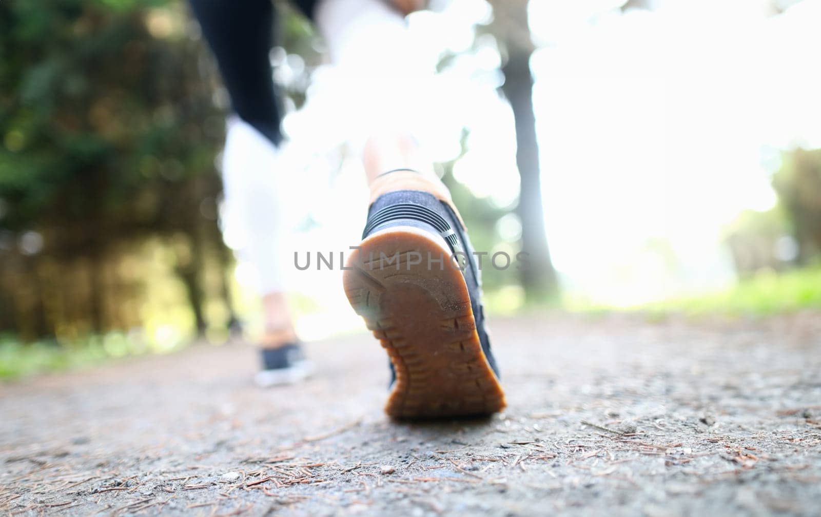 Man on morning jogging by kuprevich