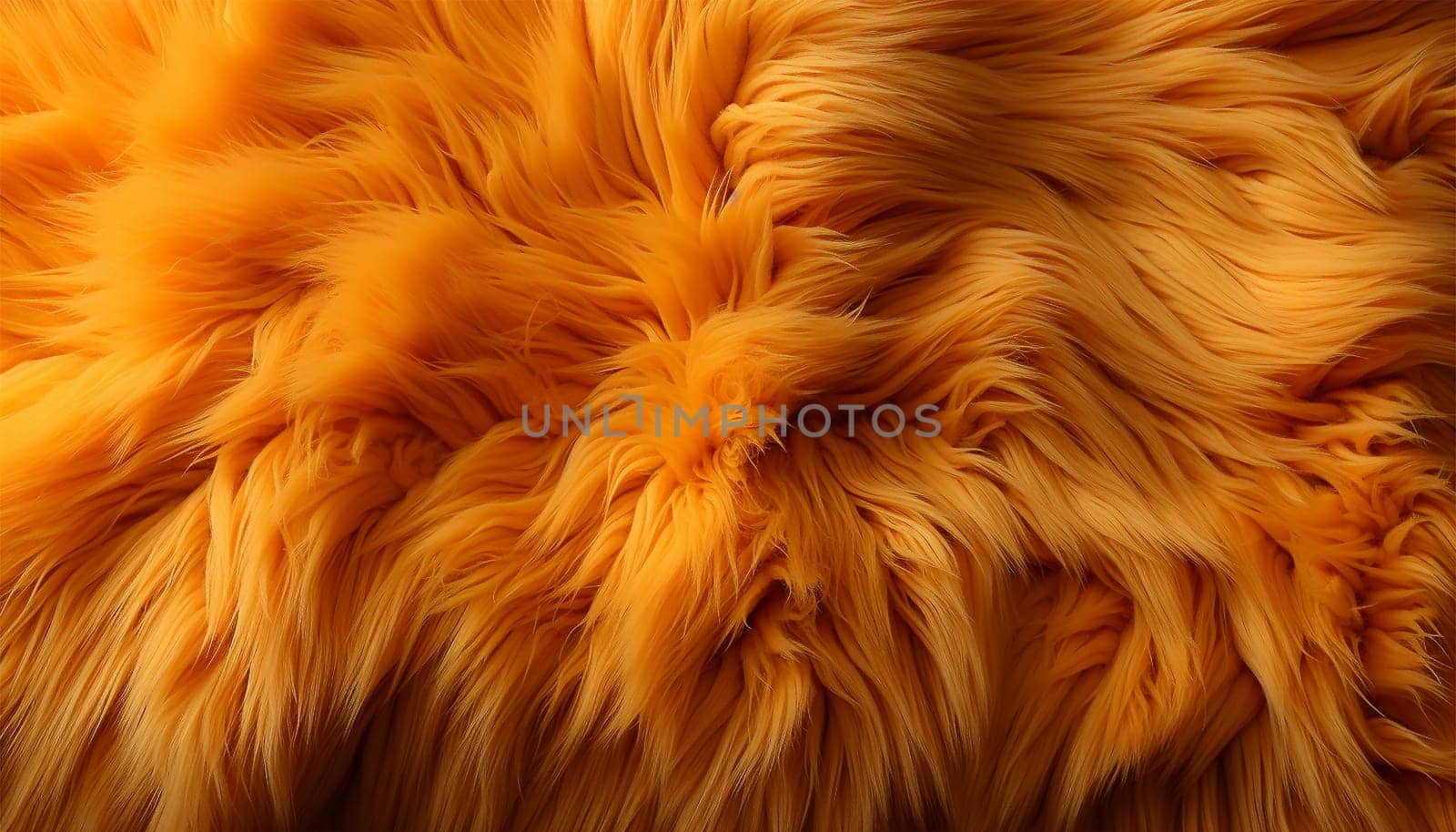 Orange fur background texture Abstract. Bright pastel ginger colored. Textures red fox fur. Red fox shaggy fur texture cloth abstract, furry rusty texture plain surface, rough pelt background in horizontal orientation, nobody. Colorful