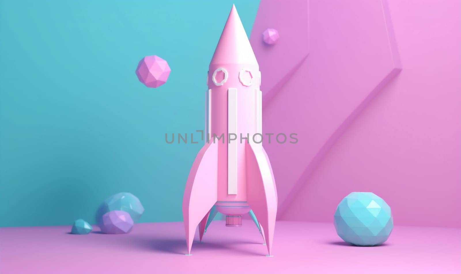 start technology bitcoin finance spaceship launch business rocket startup space. Generative AI. by Vichizh