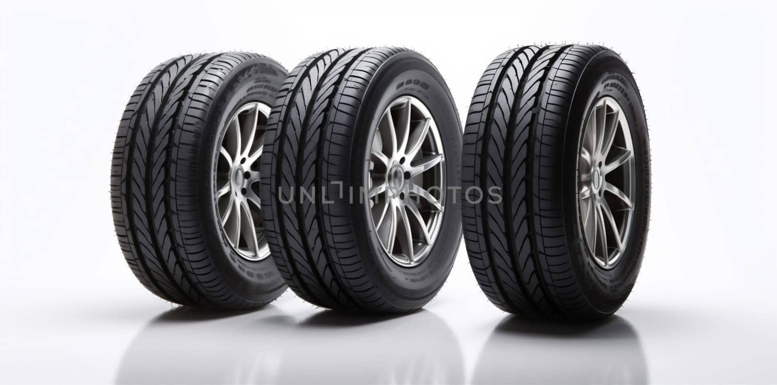 rubber automobile tyre sport wheel garage track transportation drive auto pattern car change disc background closeup race transport isolated tire object. Generative AI.