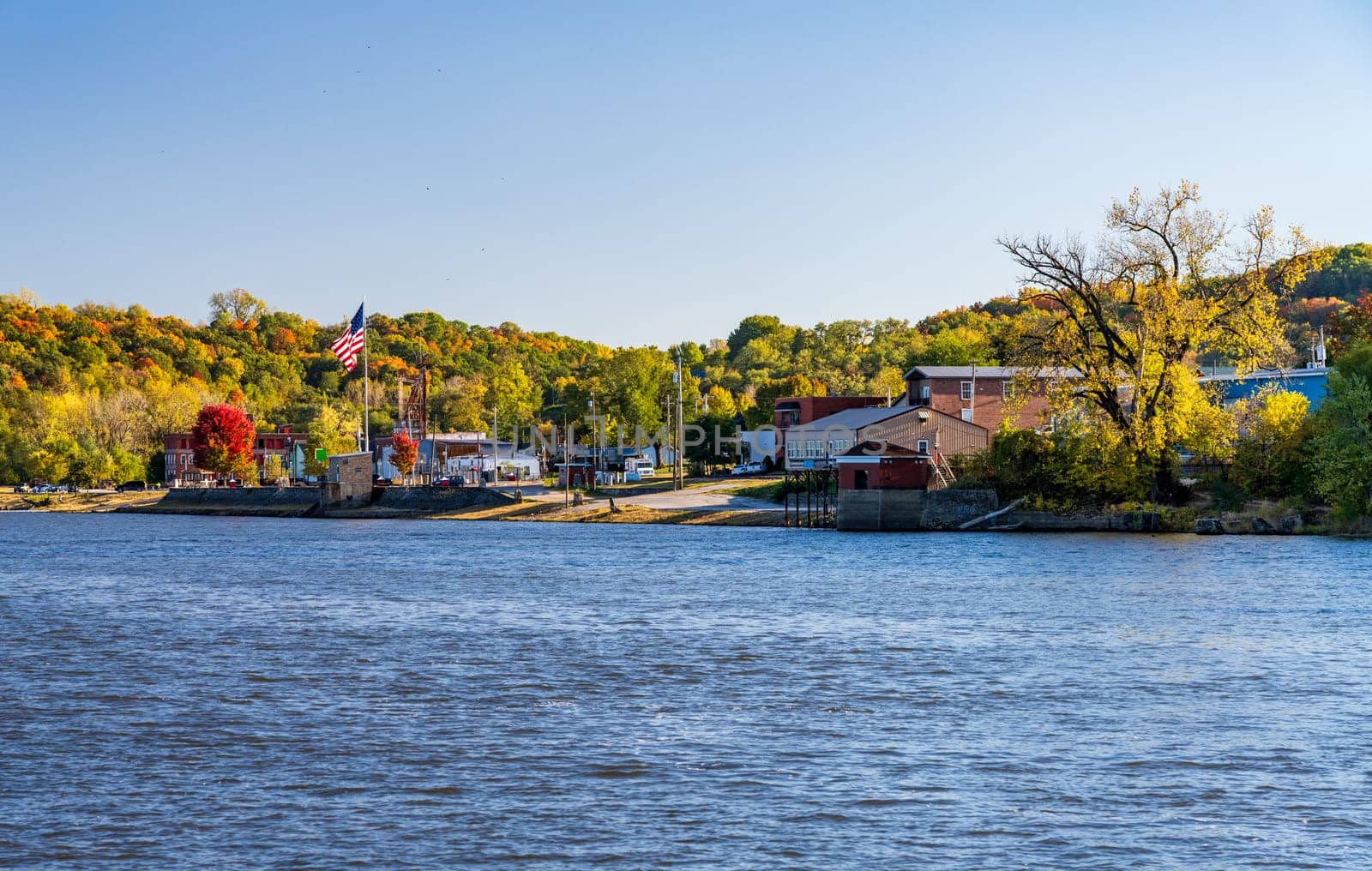 The small town of Louisiana MO on the banks of the Mississippi River by steheap