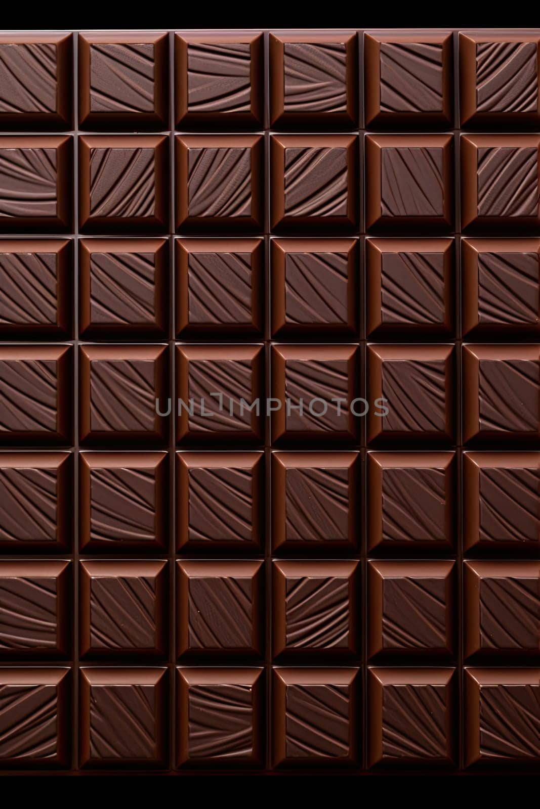 Abstract brown dark chocolate background - Geometric texture.