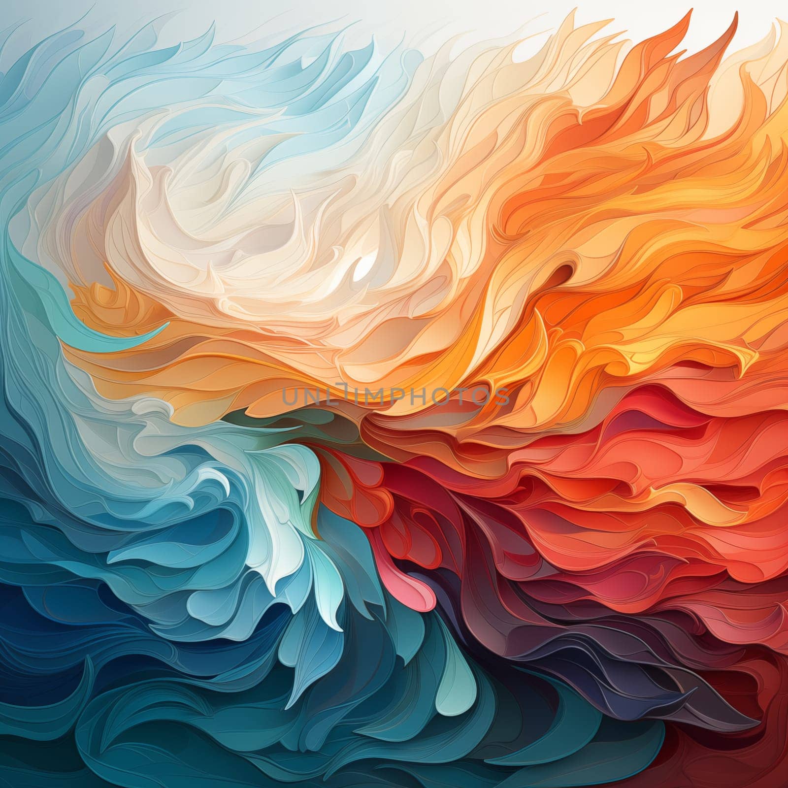 Multicolored and Colorful abstract background. Illustration for cover, interior design. Generative AI