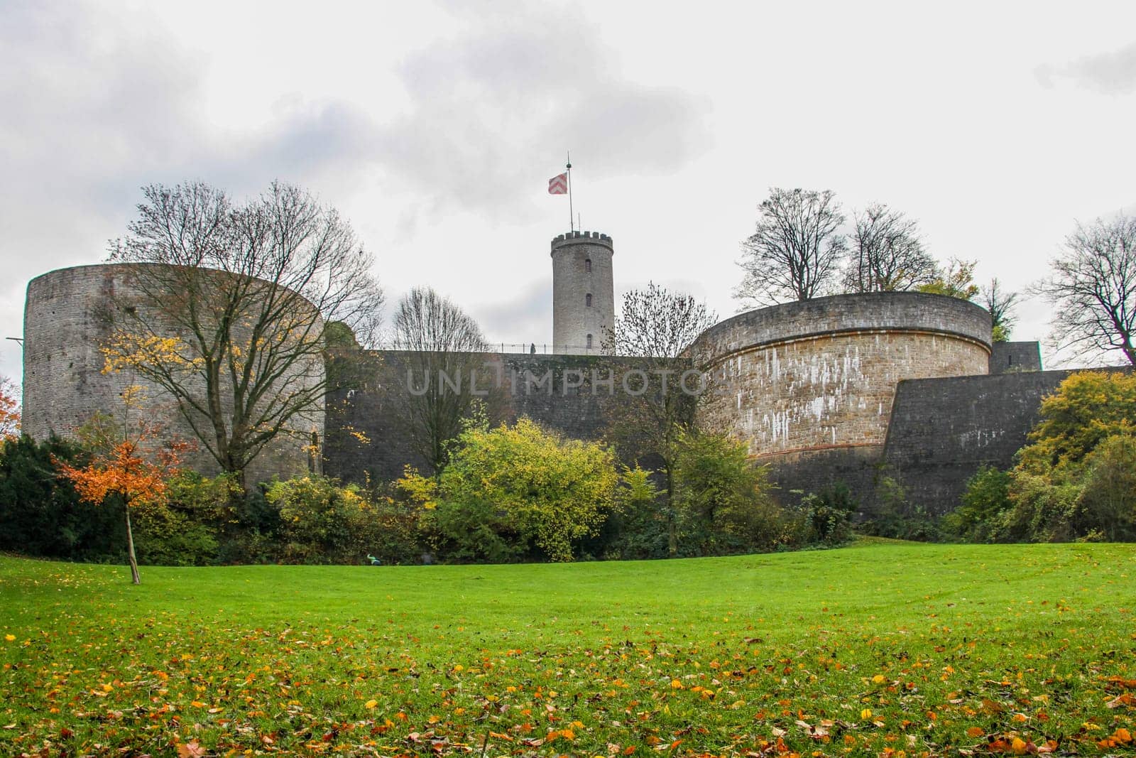 Panoramic view of Sparrenburg in Bielefeld by Maksym