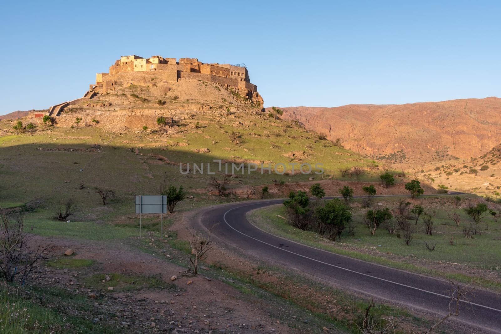 Historic Tizourgane village in the Anti-Atlas mountains, South Morocco