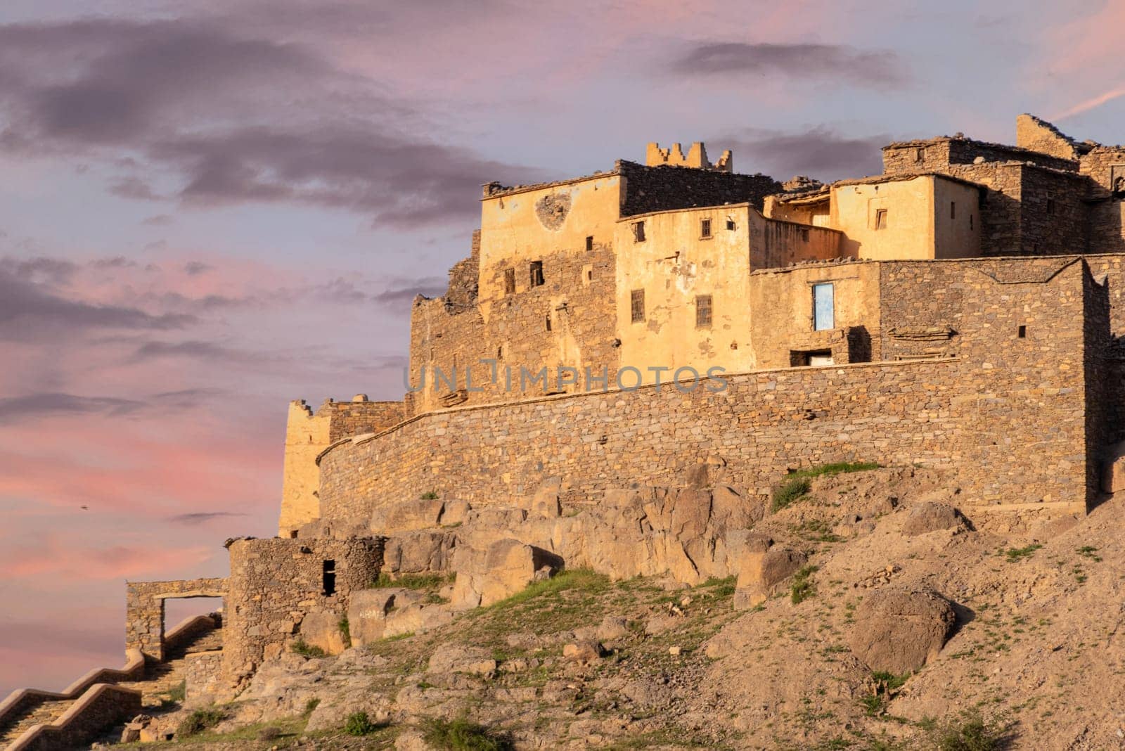 Historic Tizourgane village in the Anti-Atlas mountains, South Morocco