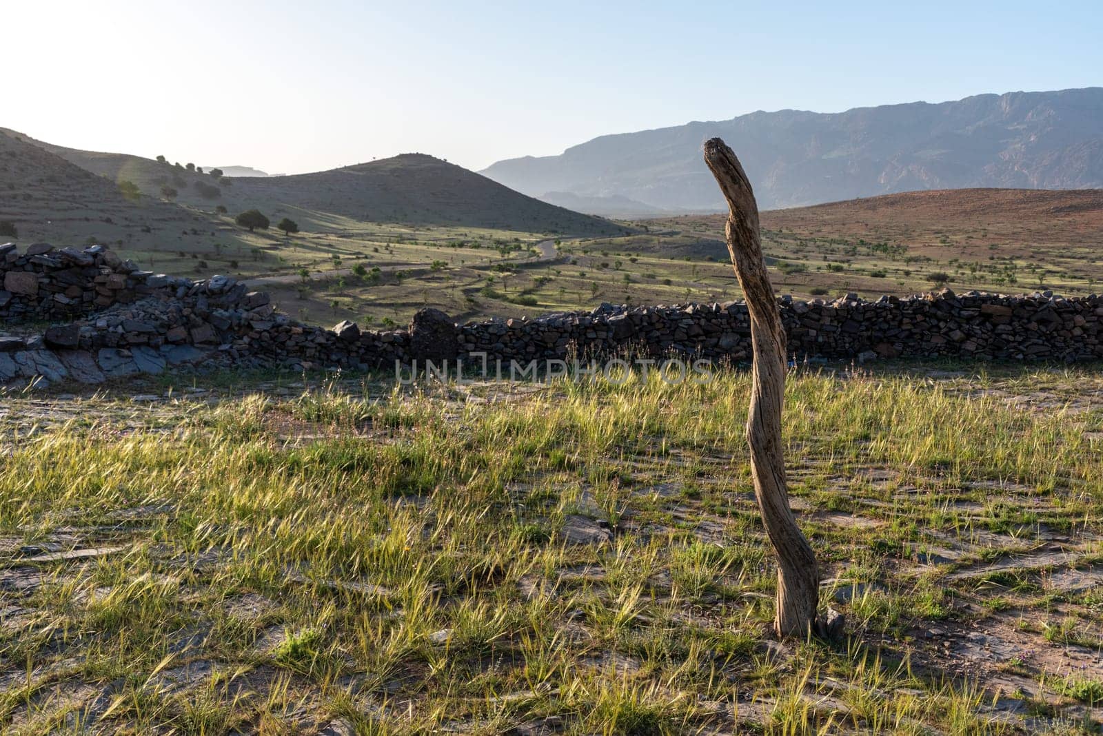 An ancient mill place for wheat, located in Tizourgane in the Anti-Atlas in Morocco